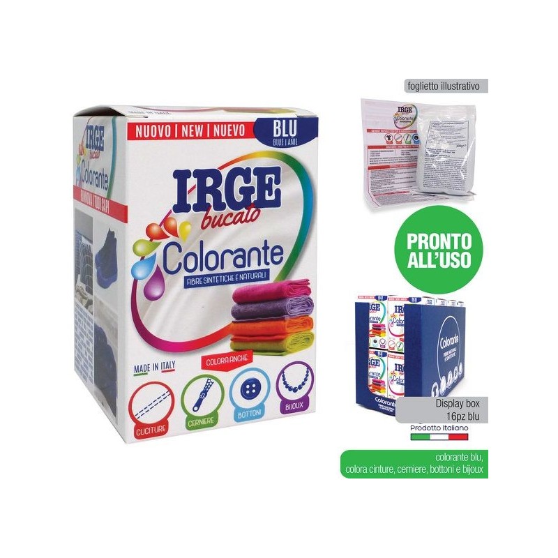 Colorante tessuti IRGE BLU 300 gr | Starclean