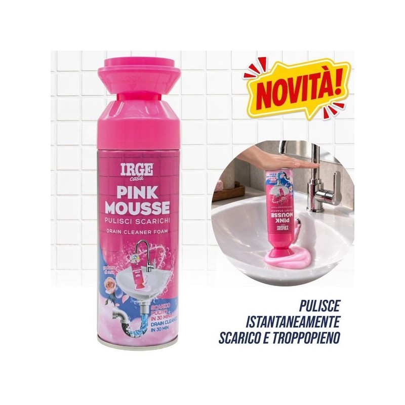 AAB PINK MOUSSE PULISCI SCARICHI 400ML
