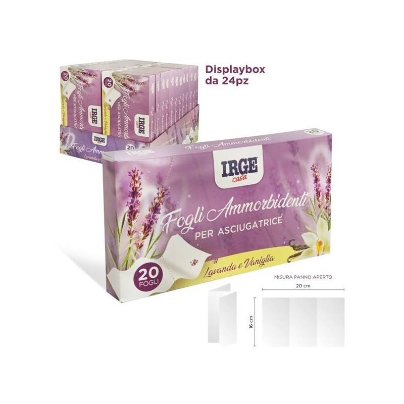 Fogli prof ammor asciuga 20pz lava | Starclean