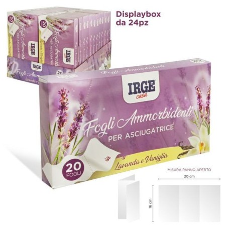 Fogli prof ammor asciuga 20pz lava | Starclean