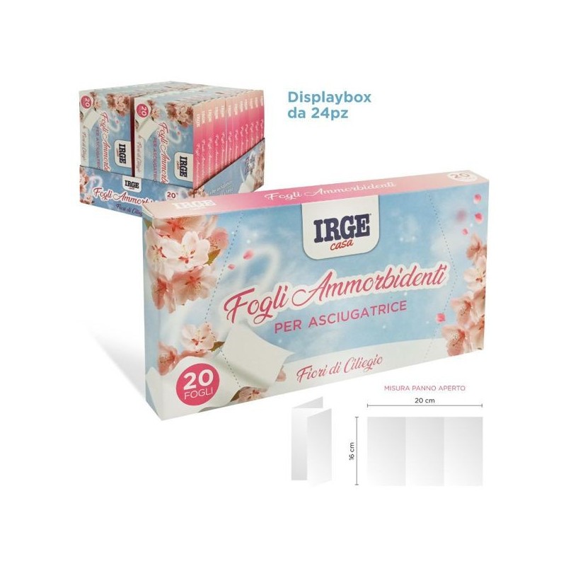Fogli prof ammor asciuga 20pz fiori | Starclean