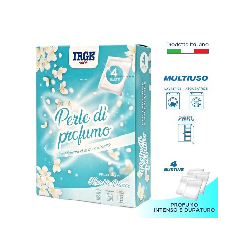 Perle DI profumo 4 buste muschio bianco | Starclean