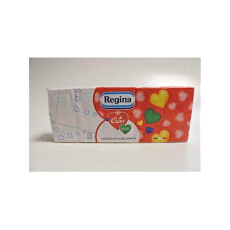 REGINA FAZZOLETTI CUORI 10 PZ 4 VELI