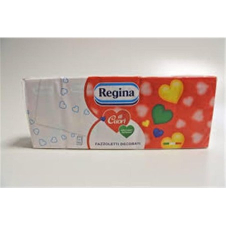 REGINA FAZZOLETTI CUORI 10 PZ 4 VELI