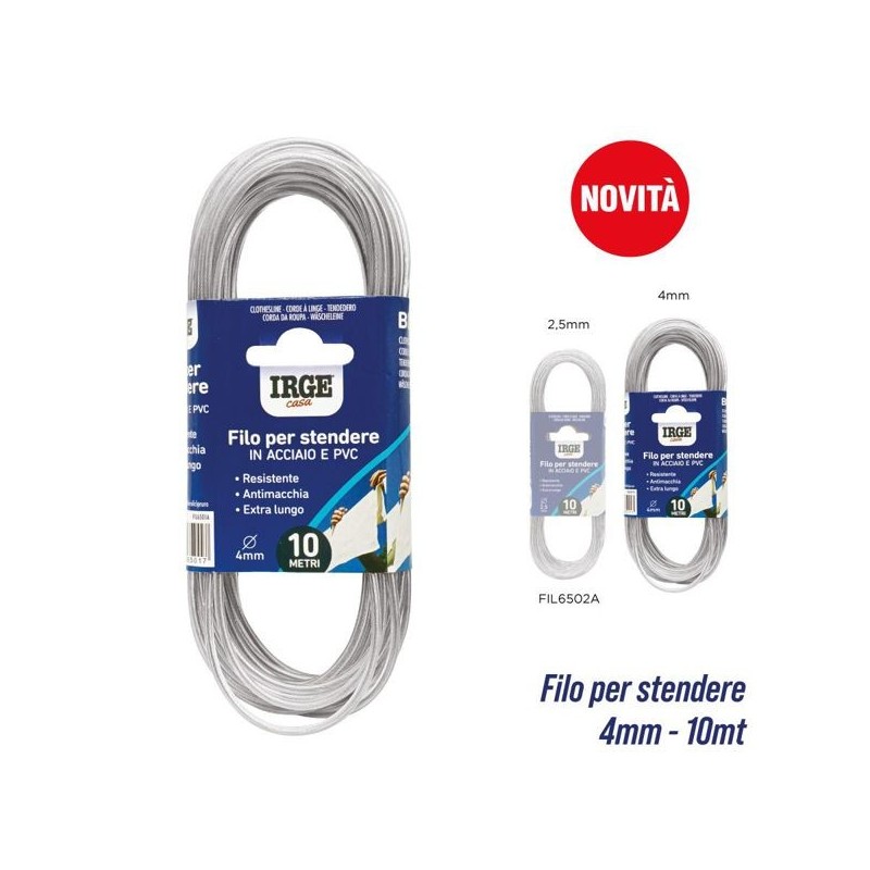 Stendibiancheria acciaio 10 m 4MM | Starclean