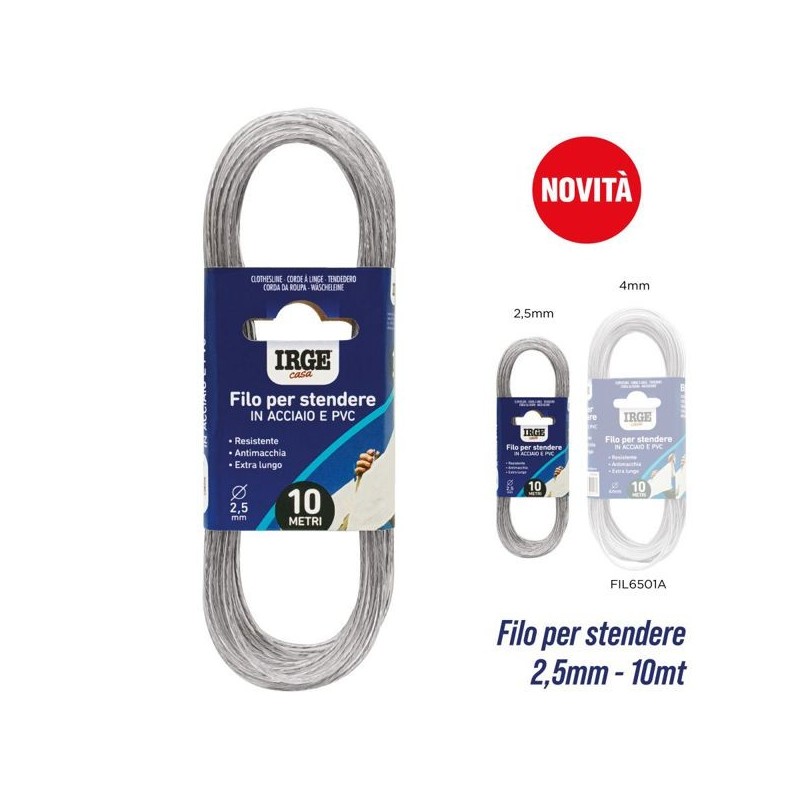 Stendibiancheri acciaio 10 m 2,5mm | Starclean