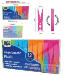 Pinze bucato IRGE paola 12pz | Starclean