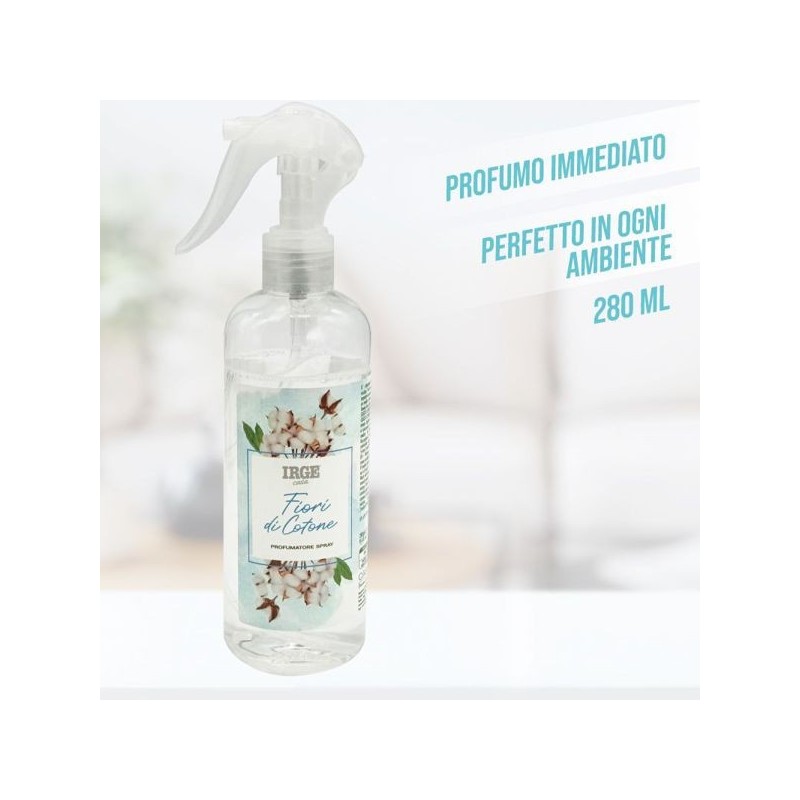 Profumatore spray 280ml fiori cotone | Starclean