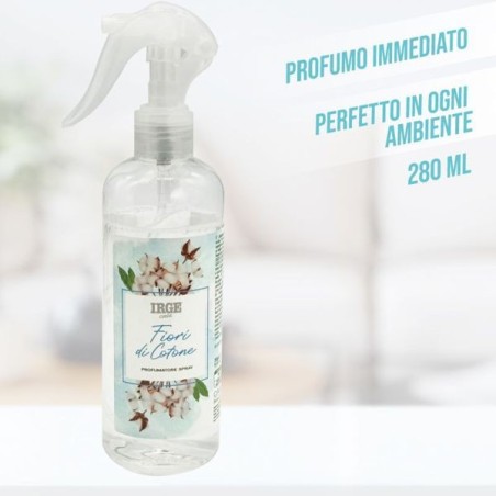 Profumatore spray 280ml fiori cotone | Starclean