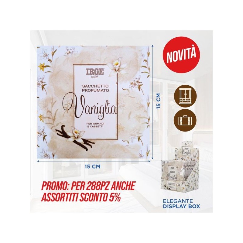 Sacchetto profumato 15x15cm vaniglia | Starclean