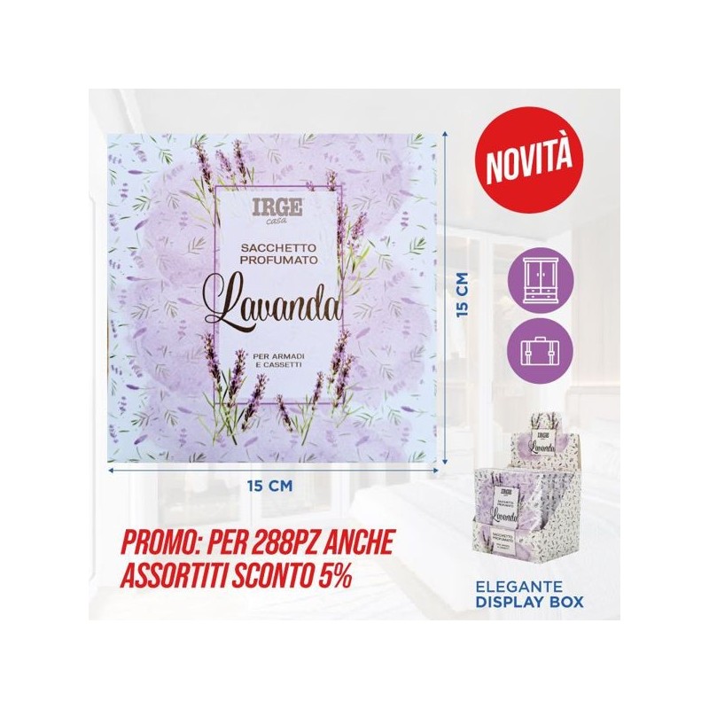 Sacchetto profumato 15x15cm lavanda | Starclean