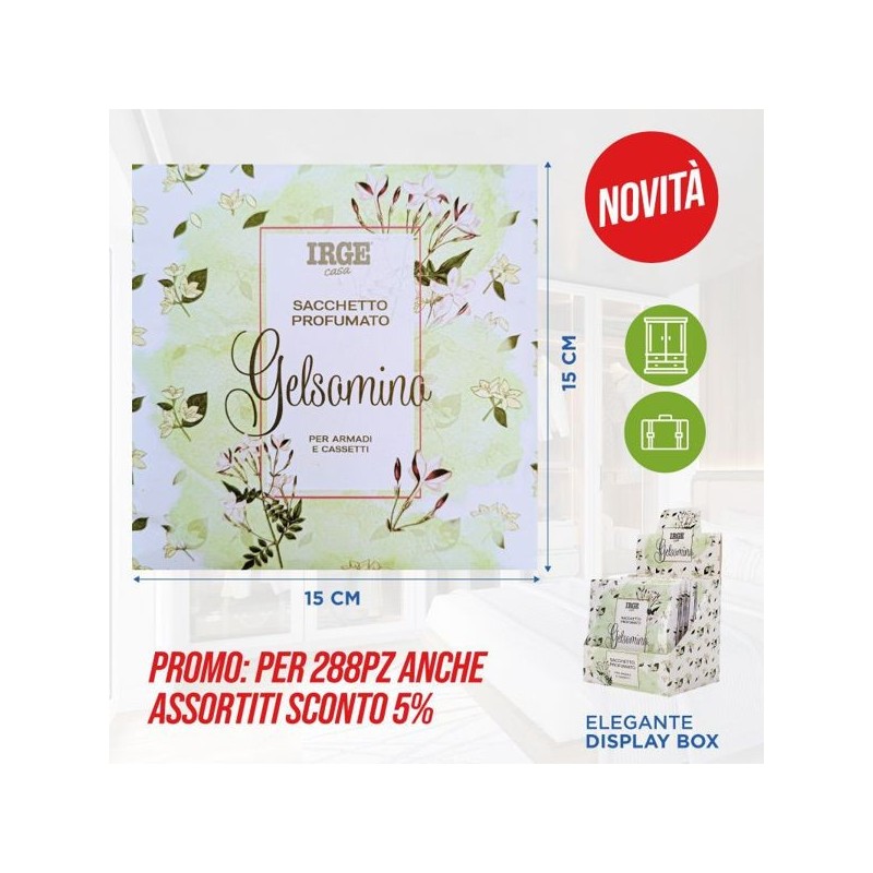 Sacchetto profumato 15x15cm gelsomin | Starclean