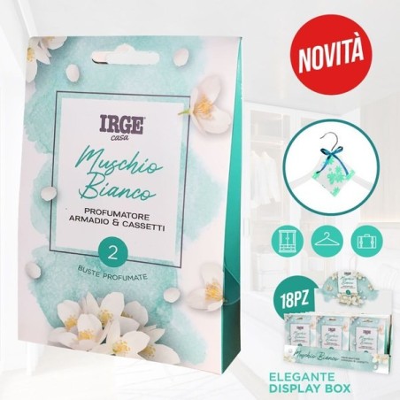 Sacchetti profum 2pz IRGE muschio | Starclean