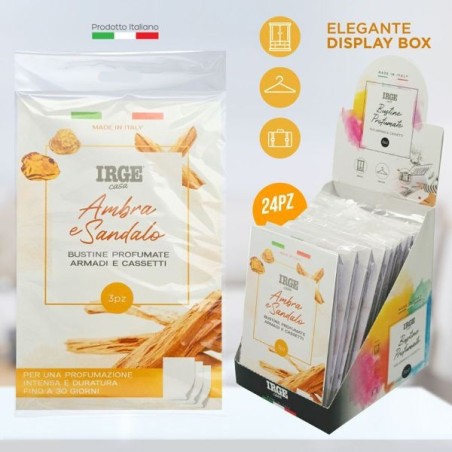 Bustine profum 3 pz IRGE ambra E | Starclean
