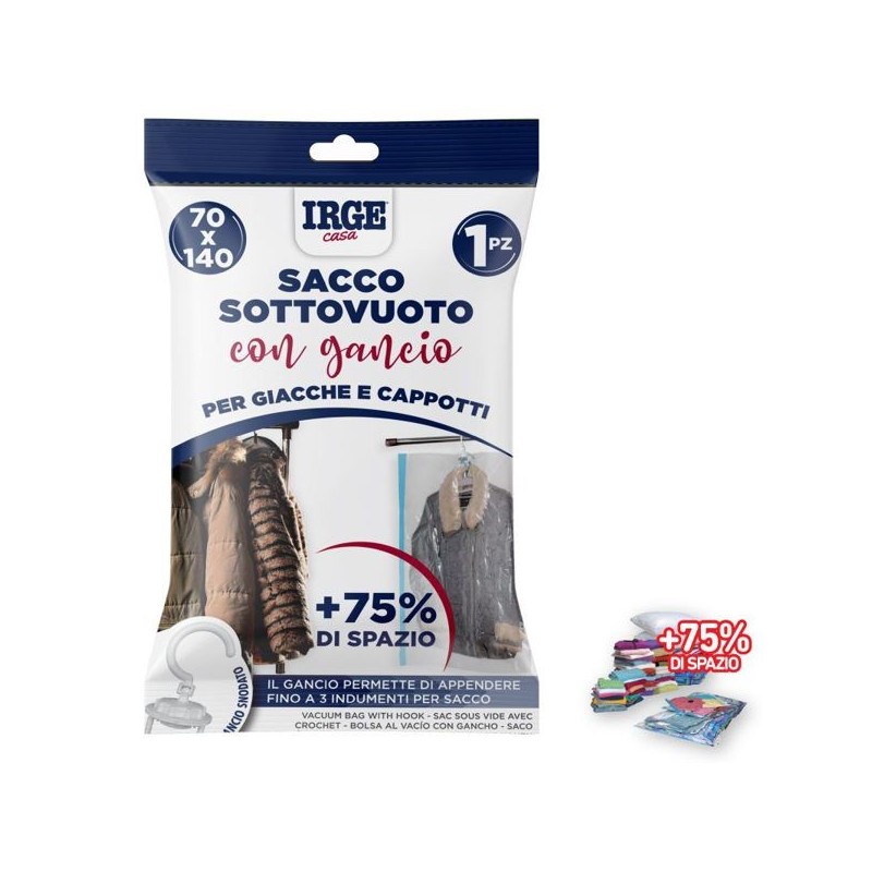 Sacco sottovuoto con gancio 70x140 | Starclean