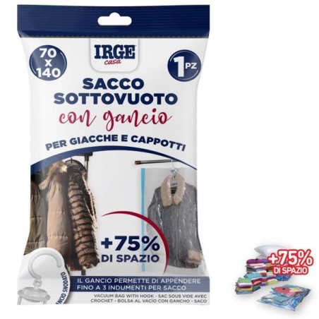Sacco sottovuoto con gancio 70x140 | Starclean