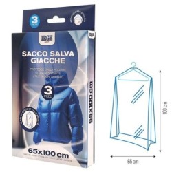 Sacco salva giacche 65x100 3 pz BOX | Starclean