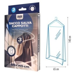Sacco salva cappotti 65x140 3pz BOX | Starclean