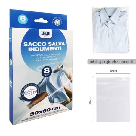 Sacco salva indumenti 50x60 8pz | Starclean
