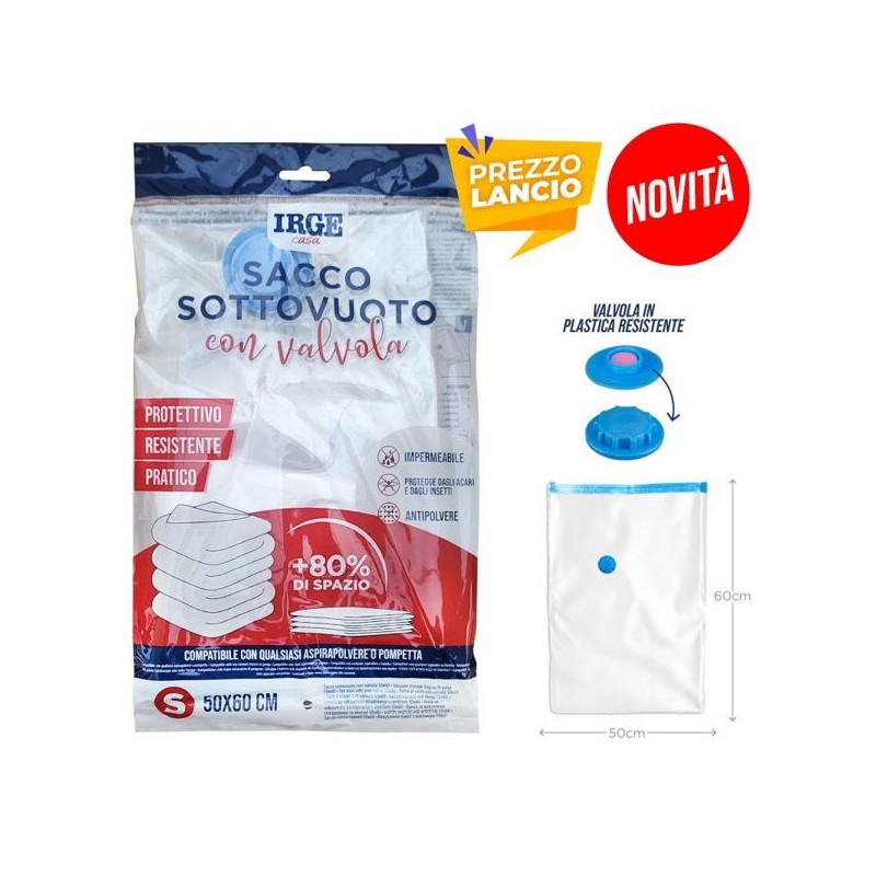 Sacco sottovuoto trasparente 50x60 | Starclean