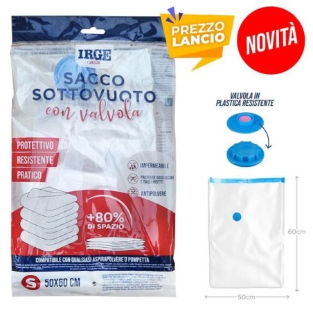 Sacco sottovuoto trasparente 50x60 | Starclean