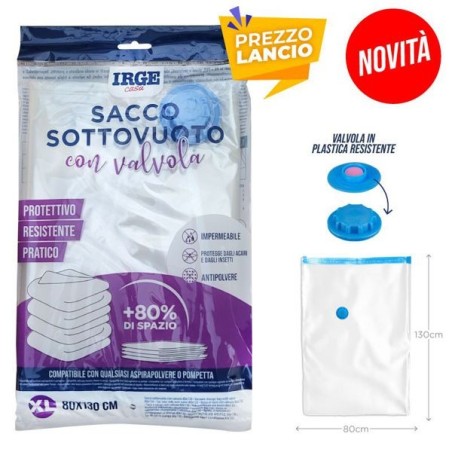 Sacco sottovuoto trasparente 80x130 | Starclean