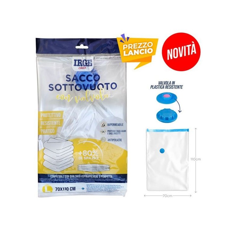 Sacco sottovuoto trasparente 70x110 | Starclean