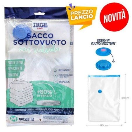 Sacco sottovuoto trasparente 60x80 | Starclean