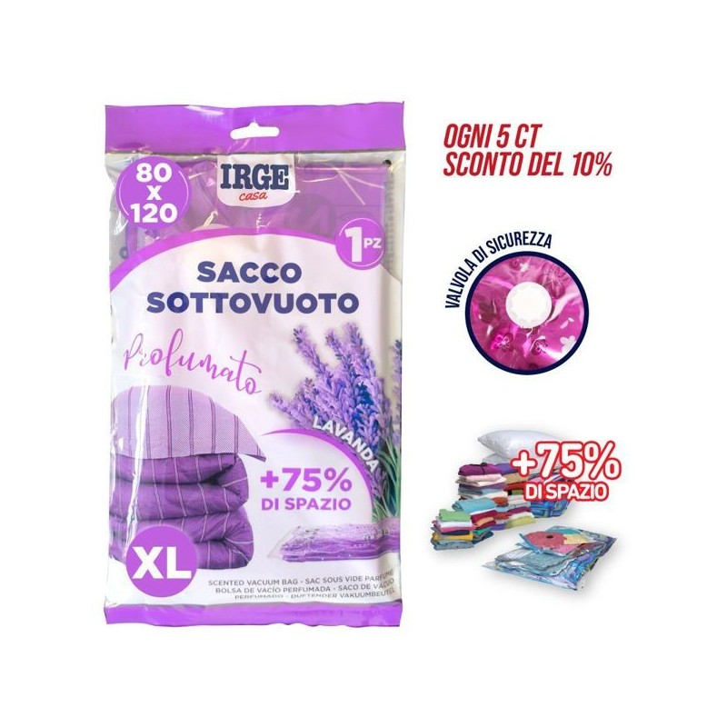 Sacco S. vuoto prof. 80x120 lavan | Starclean