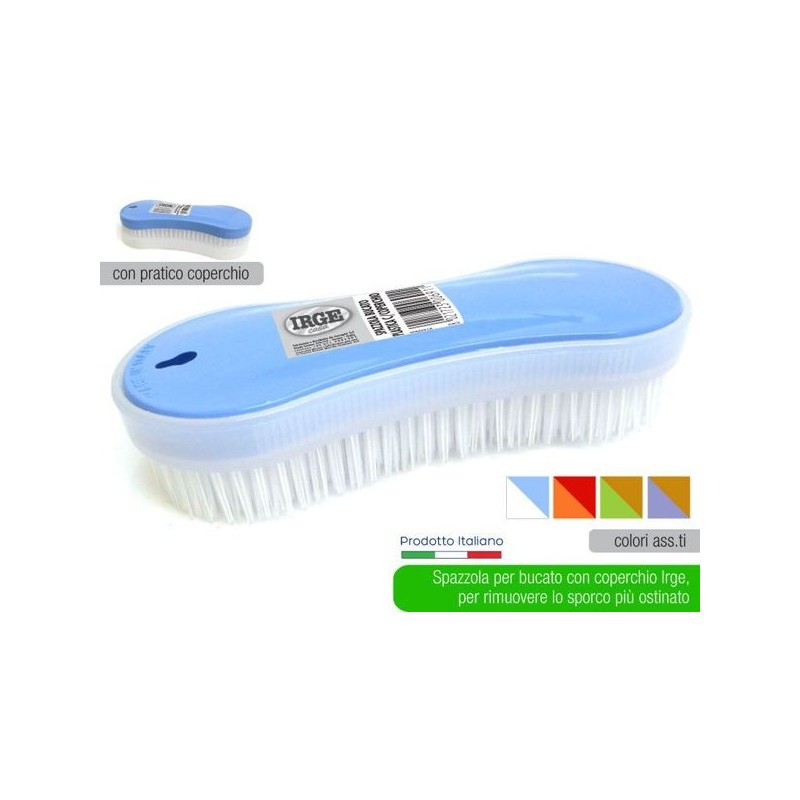 Spazzola bucato plastica con cop. | Starclean