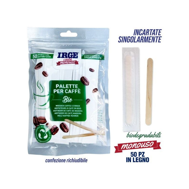 Palette caffe legno 50pcs | Starclean