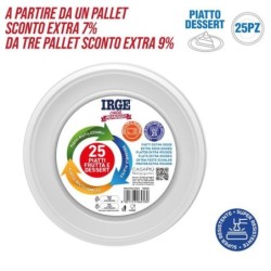 Piatti riutilizz. dessert 25pz D17 | Starclean