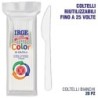 Coltello PP bianco 20 pz | Starclean
