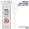 Cucchiaio PP bianco 20 pz | Starclean
