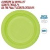 Piatti dessert verde 20 pz | Starclean
