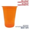 Bicchiere arancione 200cc 50pz | Starclean