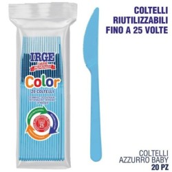 Coltello PP azzurro baby 20 pz | Starclean