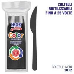 Coltello PP nero 20 pz | Starclean