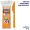 Coltello PP arancione 20 pz | Starclean