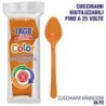 Cucchiaino PP arancione 20 pz | Starclean