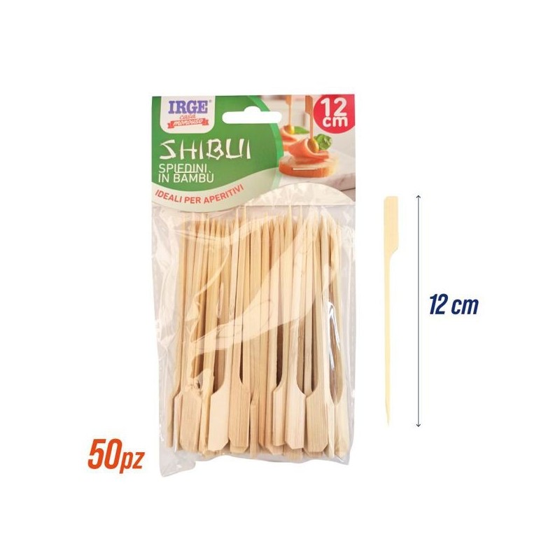 Spiedini bamboo piccoli 50pz 12cm | Starclean