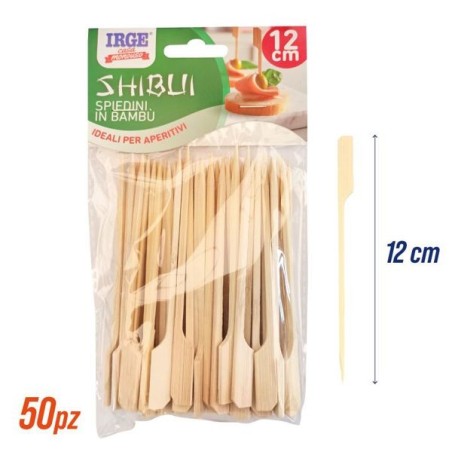 Spiedini bamboo piccoli 50pz 12cm | Starclean