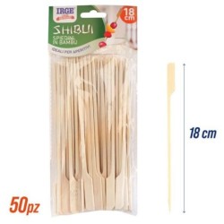 Spiedini bamboo grandi 50pz 18cm | Starclean