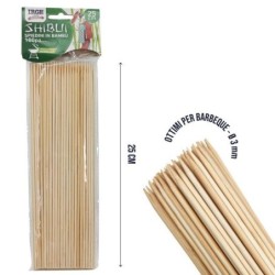 Spiedini IN bamboo 100pz 25x3 | Starclean