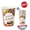 Bicchieri 10pz buon compleanno bimba | Starclean