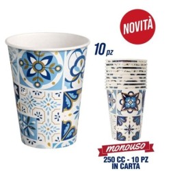 Bicchieri 10 pz maiolica | Starclean