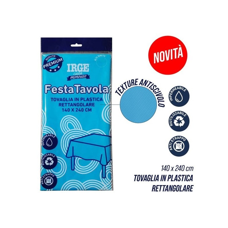 Tovaglia festa azzurra 140x240cm | Starclean