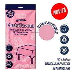 Tovaglia festa rosa 140x240cm | Starclean