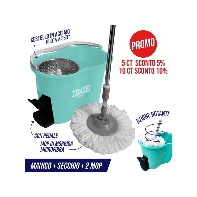 Super MOP 360 con pedale | Starclean
