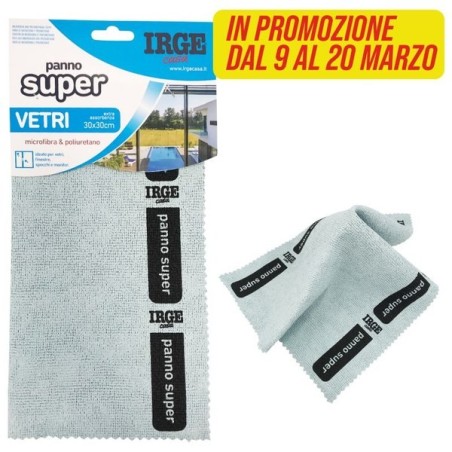 Panno super IRGE 30x30cm vetri | Starclean